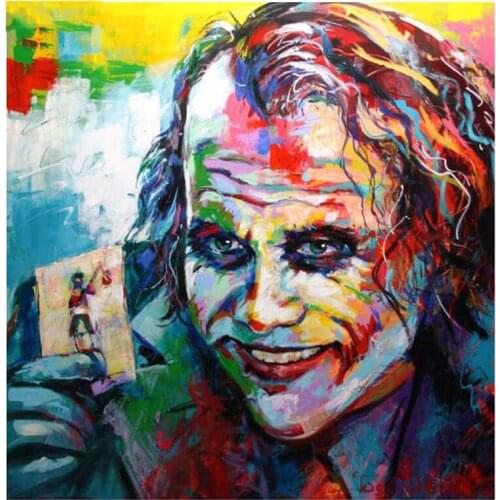 5D handcraft work Diy Diamond Painting Crystal Horror Man Mosaic Kit Diamond Embroidery Print Drill Home Decor Fantasy