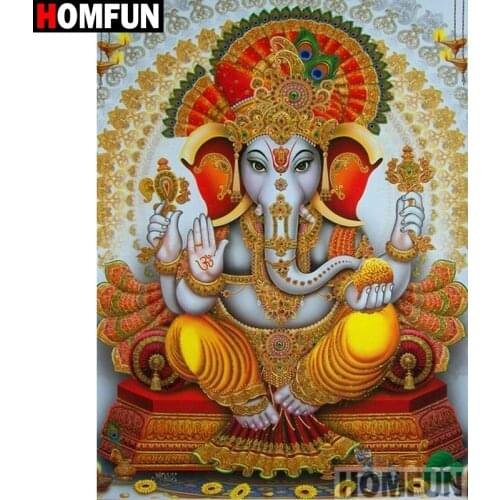 HOMFUN Full Square/Round Drill 5D DIY Diamond Painting "Religious image" Embroidery Cross Stitch 5D Home Decor A08688