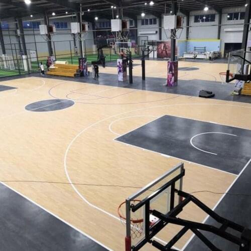 Beable Anti-slip wood like 4.5mm 6.5mm 8mm Thickness Portable Ondoor PVC Vinyl Flooring For Squash Court
