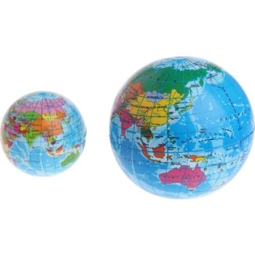 Fast Rising Squeeze Antistress Stress Relief World Map Ball Planet Earth