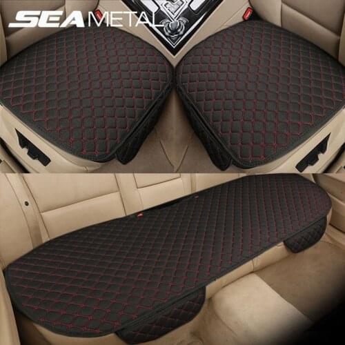 Automobiles Seat Cover Flax Car Seat Cover Cushion Universal Flax Four Seasons Interior Chair Covers Seat Mats Pad Accessories