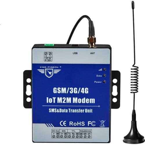 D223 IOT M2M Modem DTU Supports Transparent Transferring SMS With TTL RS485 Port For Smart Meter PLC GSM/GPRS/3G/4G DTU