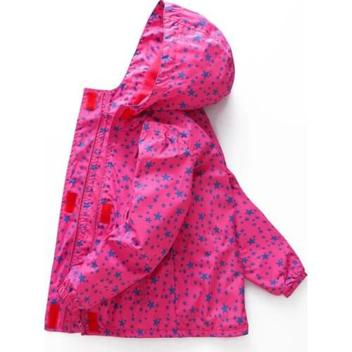 Girls double-deck polar fleece jackets 2019 new spring autumn child kid clothes baby girls windproof waterproof jackets outwear