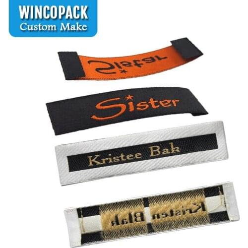 Good Prices Custom High Quality Damask Woven Clothing Label WL101