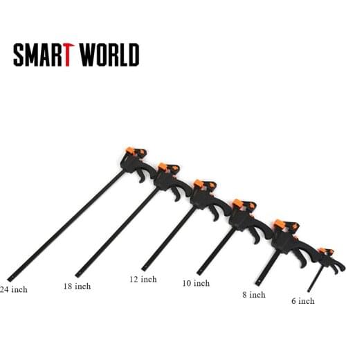 Fixing Clip 4/6/8/10/12 Inch Woodworking Pole Orange Nylon F Clip Diy Woodworking Hand Vise Tool Home Hardware