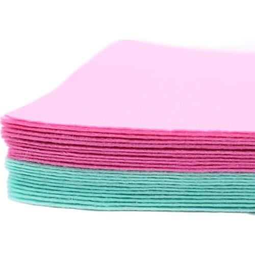 20 Pieces/lot 20*30CM Patchwork Felt Fabric, Polyester Nonwoven Cloth, Sewing Handmade Needlework Diy Crafts Doll Material