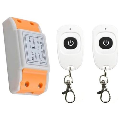 2016 new products 220 v 1 ch wireless remote control switch 1 receiver+2 transmitter