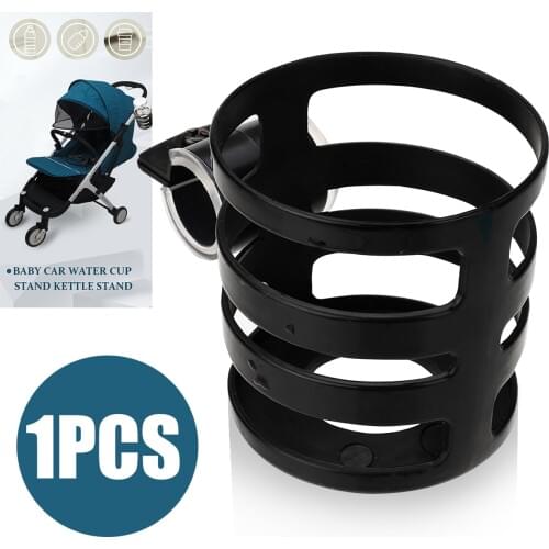 1PC Black PP Baby Stroller Pram Cup Holder Stand Bicycle Milk Bottle Drink Rack For Bicycle Pushchair Accessories