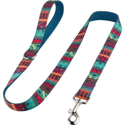 Dog Leash Tactical Bungee Elastic Rope Dual-Handle Reflective Nylon Pets Leads