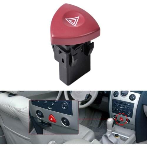 Beler Warning Light Switch Dash Button 8200442724 93856337 Fit for Renault Espace Laguna Nissan Primastar Vauxhall Vivaro
