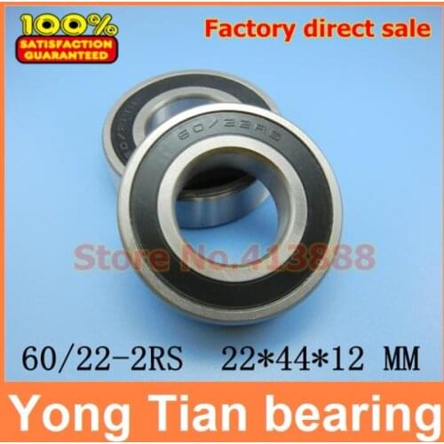 High quality ABEC-3 Z2V1 Non-standard bearing 60/22 60/22-2RS 22*44*12 mm deep groove ball bearing