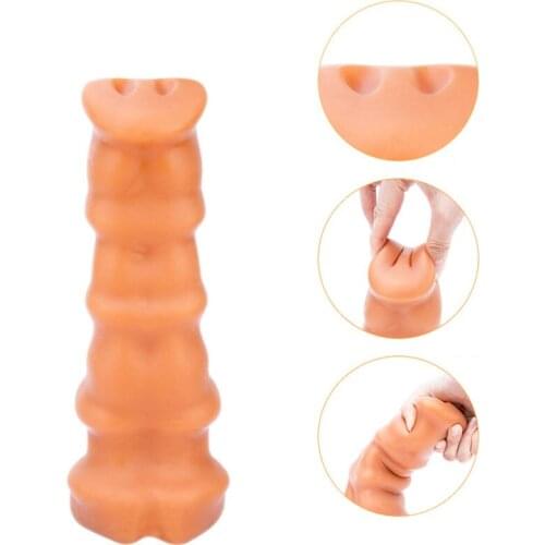 Silicone Anal Plug Big Butt Plug Animal Pig Dildo Unisex anal sex toys Orgasm stimulation women man masturbator sex products