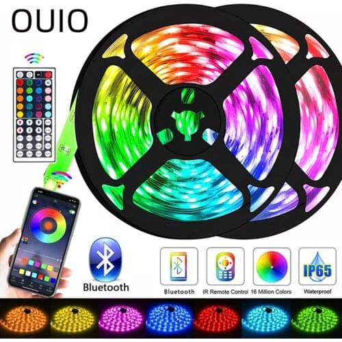 LED Strips Lights Bluetooth RGB 5050 2835 Waterproof Flexible Lamp Tape Ribbon with Diode Tape Room Lights christmas lights