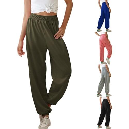 Loose Joggers Wide Leg SweatPants Women Trousers Plus Size Soft High Waist Pants Streetwear Korean Casual Yoga Pant