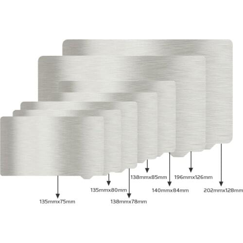 High quality 3D Printer Light Curing Spring Steel Sheet Flex Magnetic Sticker Platform Plate for Elegoo