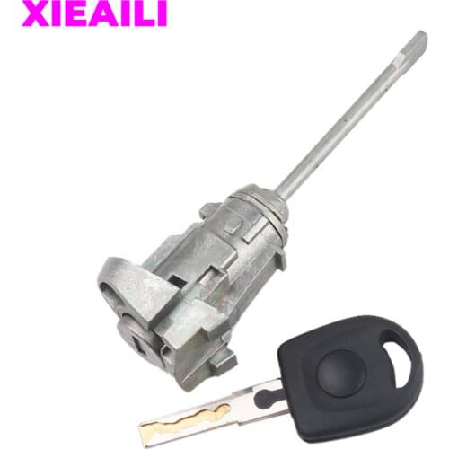XIEAILI OEM Left Door Lock Cylinder Auto Door Lock Cylinder For Vw New Bora With 1Pcs Key S545