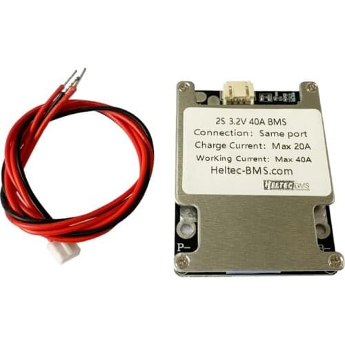 2S 40A BMS balanced 7.4V 8.4V li-ion NCM BMS/3.2v lifepo4 Lithium iron phosphate battery protection board with heat sink