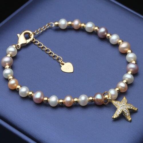 Wedding Real Multi Pearl Bracelet Women Fashion Adjustable Bracelet Female Party Creative Gift
