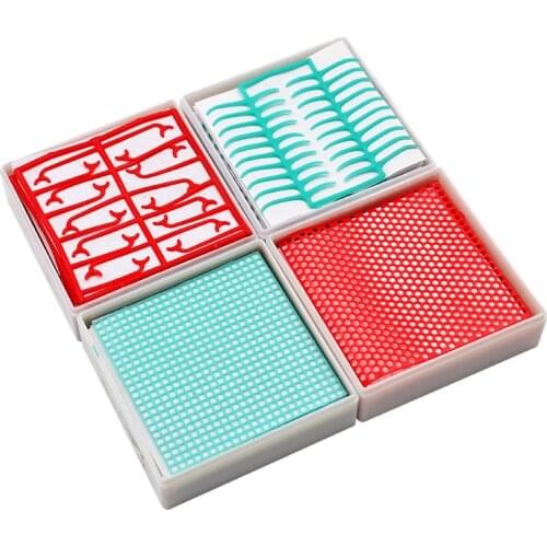 1pc Dental Wax Net Round Hole Square Grid Clasp Shape Wax For Dentist Use Dental Lab Material