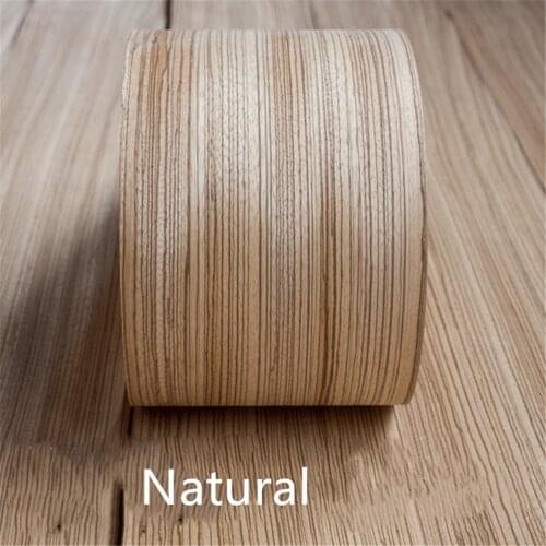 2x Natural Genuine Zebra Wood Veneer for Furniture Audio Veneer about 15cm x 2.5m 0.4mm thick Q/C