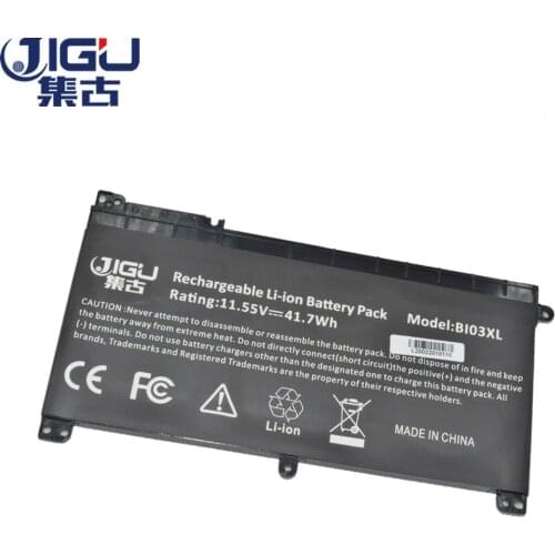 JIGU Laptop Battery 844203-855 HSTNN-UB6W TPN-W118 For HP X0S97PA X0S98PA X0S99PA X0T00PA X0T03PA Y8J96PA Z1D27PA Z1D29PA