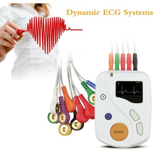 CONTEC TLC6000 TLC6000 Dynamic Holter ECG 12-lead 48-Hour Analyzer Recorder System, usb pc sw Portable