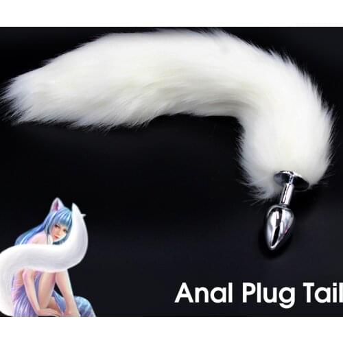 Erotic Sex Shop Metal Anal Plug Fox Tail Butt Plug Role Play Cosplay Buttplug Tail bdsm Bondage Adult Games Sex Toys for Woman