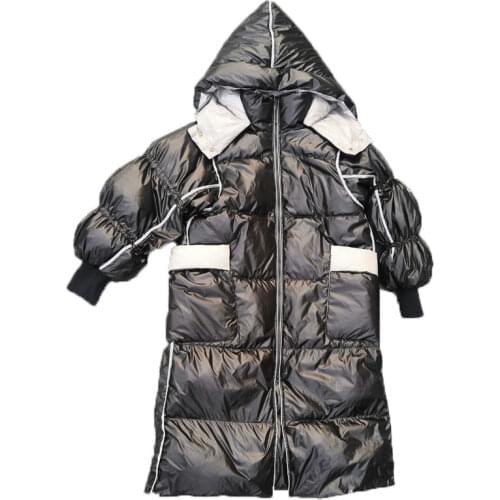 New Korean Style Womens Winter Down Jacket Thick Hooded Parkas Femlae Jackets and Coats Women Clothes Casacos Feminino WPY985