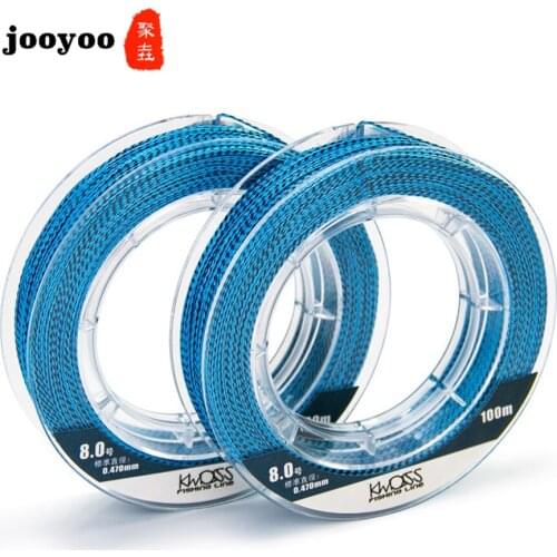 Fishing Line 100M 500M 1000M 4/8 Strands Braided Fishing Line Multifilament PE Line 15 20 30 40 50 90LB Leader Line