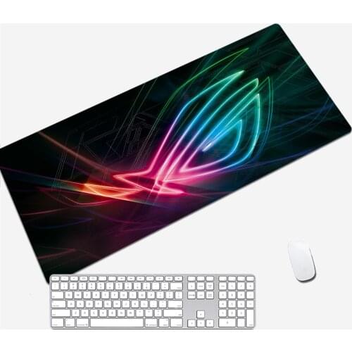 ASUS ROG Mouse Pad Fashion Laptop XXL Computer Mouse Mat 800x300mm Gaming Mousepad HD Large XL Gamer Desk Keyboard Play Mat Pads