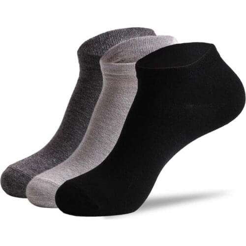 20 Pairs / Bag Mens Cotton Boat Socks Pure Color Thin Socks New Breathable Casual Low To Help Deodorant Invisible Socks