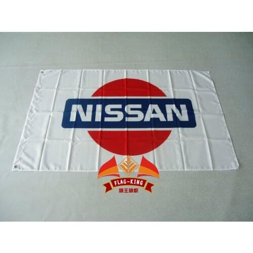 N car racing flag, with white background,90*150CM polyester
