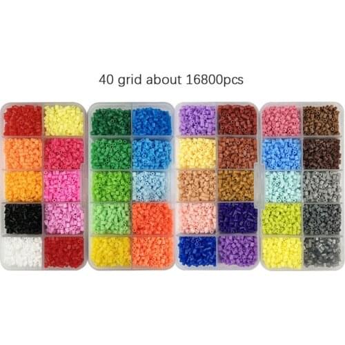 2.6mm Hama Beads Kit 20-80 Colors/set Perler Iron Beads Diy Puzzles High Quality Handmade Gift children Toy