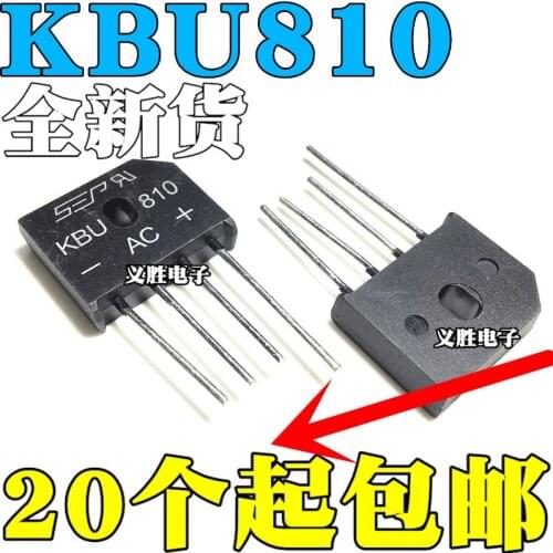 6 pçs/lote KBU810 8A 1000V SETEMBRO