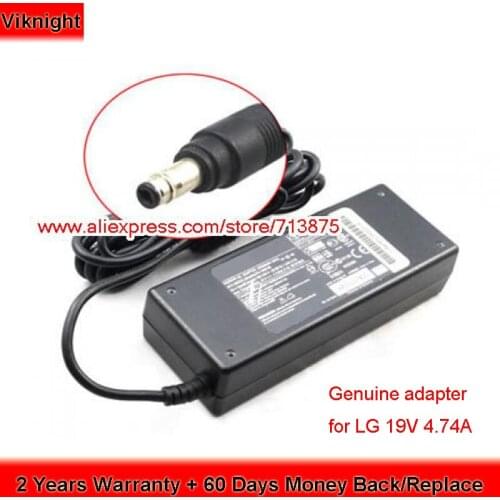 Genuine PA-1900-07 PA-1900-08R1 19V 4.74A AC Adapter for LG RD400 Monitor 490002140A 6708BA0056A Laptop