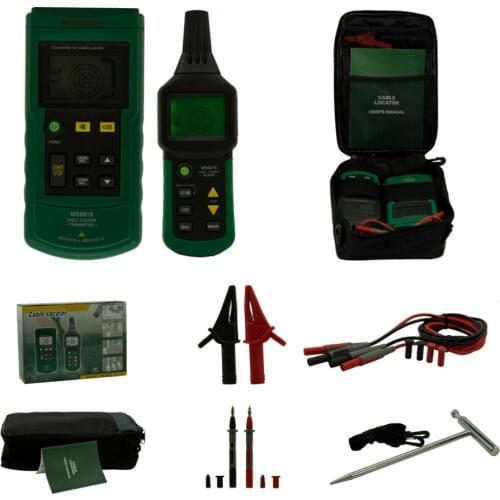 1 Pc Professional Mastech MS6818 Wire Cable Tracker Metal Pipe Locator Tester Meter 12~400V Detector