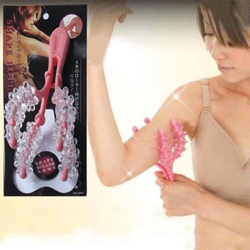 Thin Arm Leg Roller Massager Double Y Shape Shiatsu Legs Roller Anti Cellulite Massager Leg Arm Body Thigh Slimming Massage Tool