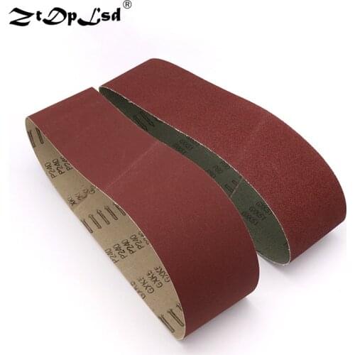 ZtDpLsd 915mm*100mm Grinding Polishing Oxide Sander Sanding Belts Wood Buffing Belt Alumina Sharpening Abrasive Soft Metal Tool
