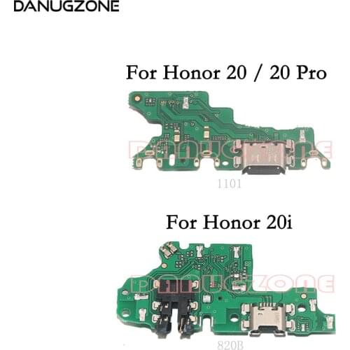 USB Charging Dock Port Socket Jack Plug Connector Charge Board Flex Cable For Huawei Honor 20 20i / 20 Pro