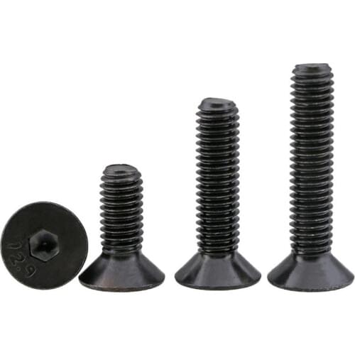[M3M4M5M6M8M10M12] Class 12.9 countersunk head hexagon socket screw flat head hexagon socket flat cup screw