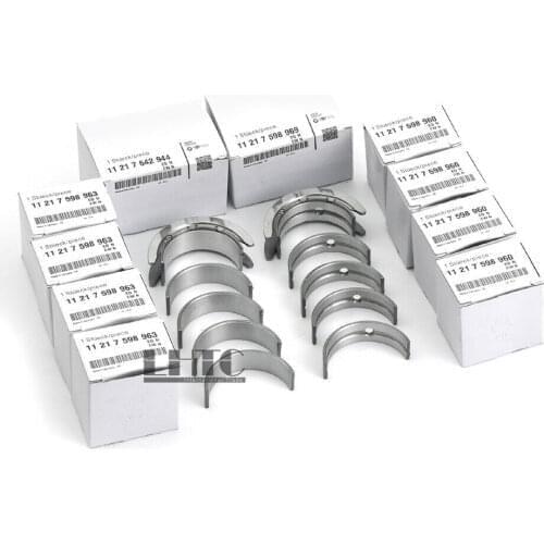 10pcs 11217598967 Crankshaft Main Guide Bearing Shell Set For BMW 328i 420i F30 E84 F25 N20 2.0T N20B20 / N26B20 2.0 Turbocharge
