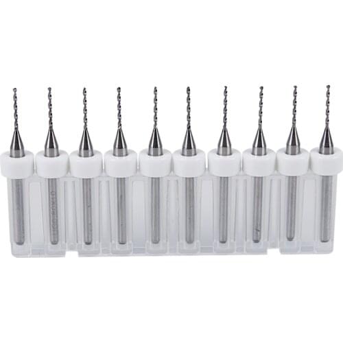 10pcs/Set 0.8mm High Quality PCB Print Circuit Board Carbide Mini Drill Bits Tool