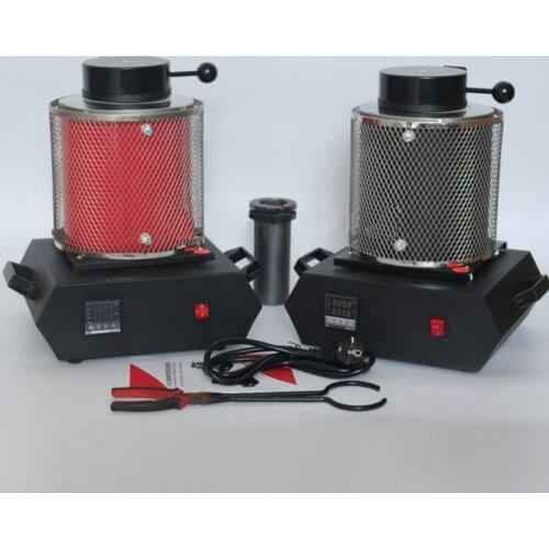 3KG Jewelry Melting Furnace Kiln Machine 110V/220V Refining Casting Gold Silver