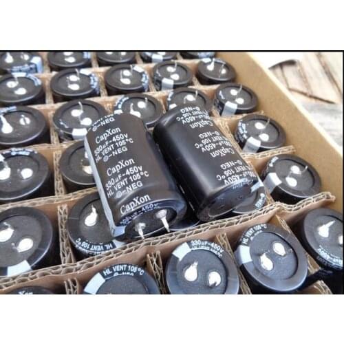 3PCS -1lot 330UF 450V CAPXON Fengbin HL high frequency low resistance long life 450V330UF 30X46