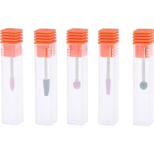 5x Core Bits Nail Polishing Grinding Head Manicure Pedicure Tools