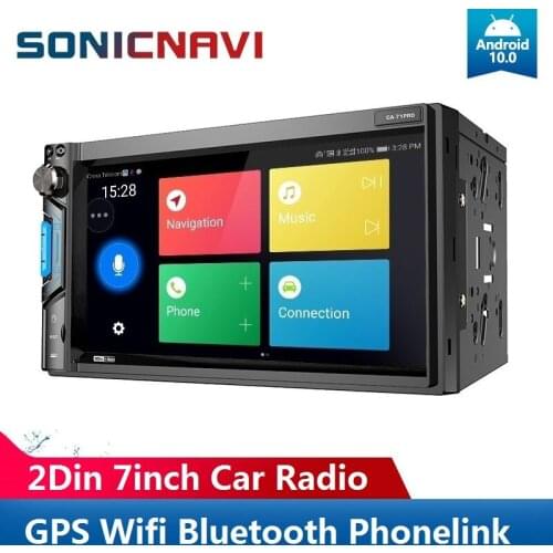 SONIC Android Car Radio Player For Toyota Nissan Lada GPS Navigation 7inch 2Din Universal Multimedia Player Autoradio Car Stereo