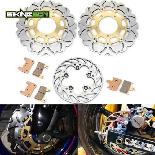 BIKINGBOY For Suzuki GSXR GSX-R 1000 2005 2006 K5 K6 Front Rear Brake Discs Disks Rotors + Pads 310mm 220mm Motorcycle Full Set