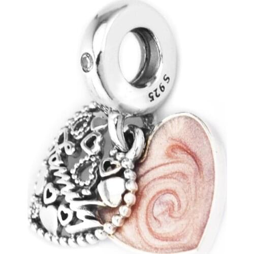 DIY Beads Love Makes A Family Dangle Charm Hot Sale Jewelry Fits Original Charms 925 Silver Bracelets Beads For Jewelry Making