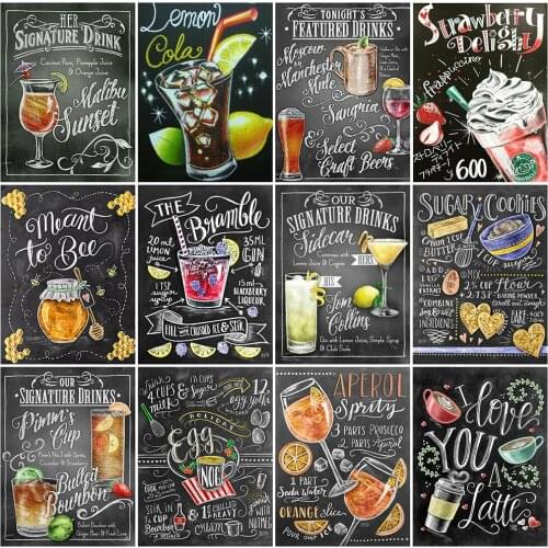 EverShine 5D DIY Diamond Painting Text Cross Stitch Set Diamond Mosaic Blackboard Full Square Embroidery Cut Art Wall Decor