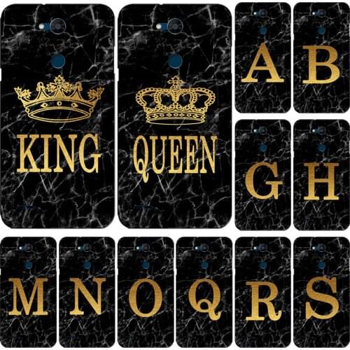 Phone Case For LG X Power 3 2 LM-X510W K220 M320 K10 Power Marble Golden alphabet background Soft Print Cover